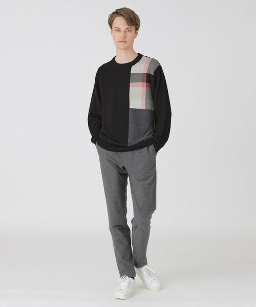 BLUE LABEL / BLACK LABEL CRESTBRIDGE / ブルーレーベル / ブラックレーベル・クレストブリッジ ニット・セーター | 【一部店舗限定】パッチワーククレストブリッジチェックニット | 詳細11