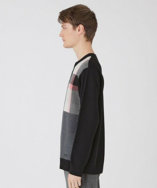 BLUE LABEL / BLACK LABEL CRESTBRIDGE / ブルーレーベル / ブラックレーベル・クレストブリッジ ニット・セーター | 【一部店舗限定】パッチワーククレストブリッジチェックニット | 詳細12