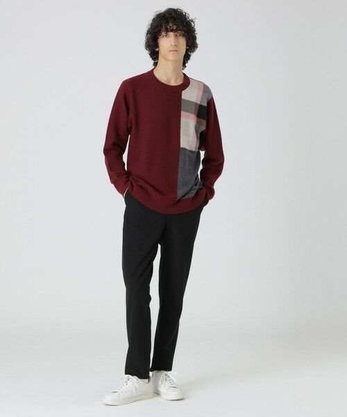 BLUE LABEL / BLACK LABEL CRESTBRIDGE / ブルーレーベル / ブラックレーベル・クレストブリッジ ニット・セーター | 【一部店舗限定】パッチワーククレストブリッジチェックニット | 詳細16