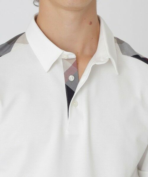 BLUE LABEL / BLACK LABEL CRESTBRIDGE / ブルーレーベル / ブラックレーベル・クレストブリッジ  カットソー | 【一部店舗限定】ショルダーチェックポロシャツ | 詳細4