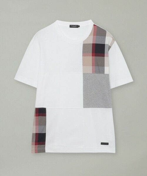 BLUE LABEL / BLACK LABEL CRESTBRIDGE / ブルーレーベル / ブラックレーベル・クレストブリッジ  カットソー | 【一部店舗限定】クレストブリッジチェックパッチワークTシャツ | 詳細5