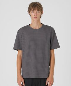 BLUE LABEL / BLACK LABEL CRESTBRIDGE / ブルーレーベル / ブラックレーベル・クレストブリッジ  カットソー | 【一部店舗限定】テクスチャータックサイドチェックTシャツ