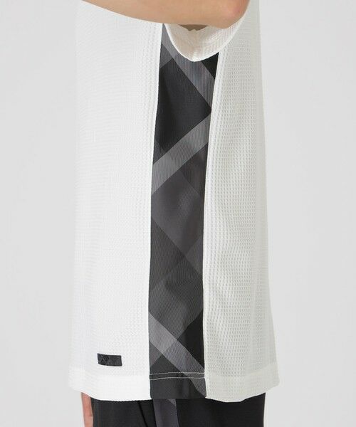 BLUE LABEL / BLACK LABEL CRESTBRIDGE / ブルーレーベル / ブラックレーベル・クレストブリッジ  カットソー | 【一部店舗限定】テクスチャータックサイドチェックTシャツ | 詳細5