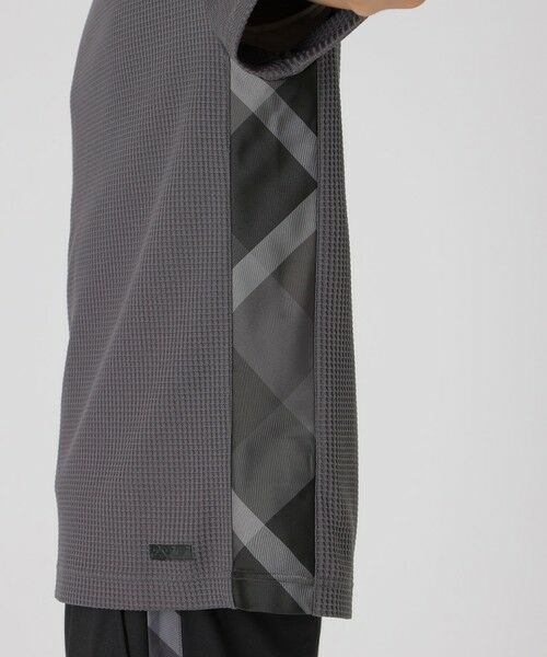 BLUE LABEL / BLACK LABEL CRESTBRIDGE / ブルーレーベル / ブラックレーベル・クレストブリッジ  カットソー | 【一部店舗限定】テクスチャータックサイドチェックTシャツ | 詳細10