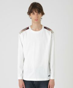 BLUE LABEL / BLACK LABEL CRESTBRIDGE / ブルーレーベル / ブラックレーベル・クレストブリッジ  カットソー | 【一部店舗限定】ショルダーチェックカットソー