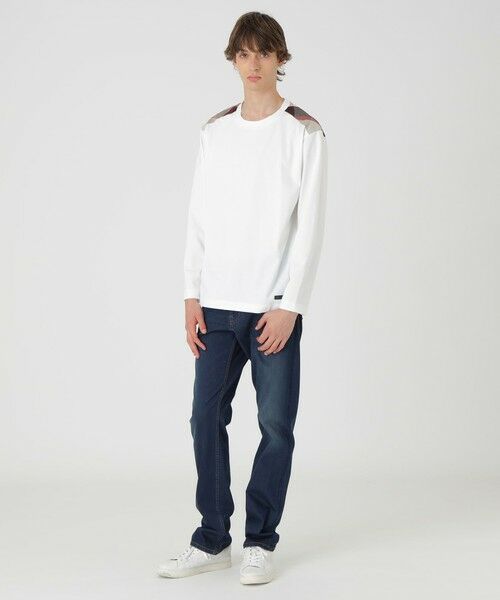 BLUE LABEL / BLACK LABEL CRESTBRIDGE / ブルーレーベル / ブラックレーベル・クレストブリッジ  カットソー | 【一部店舗限定】ショルダーチェックカットソー | 詳細1