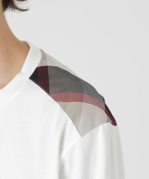 BLUE LABEL / BLACK LABEL CRESTBRIDGE / ブルーレーベル / ブラックレーベル・クレストブリッジ  カットソー | 【一部店舗限定】ショルダーチェックカットソー | 詳細4