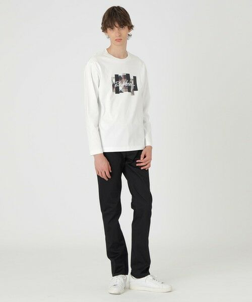 BLUE LABEL / BLACK LABEL CRESTBRIDGE / ブルーレーベル / ブラックレーベル・クレストブリッジ  カットソー | 【一部店舗限定】ジオメトリックグラフィックカットソー | 詳細1