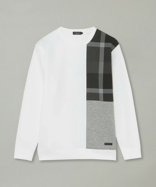 BLUE LABEL / BLACK LABEL CRESTBRIDGE / ブルーレーベル / ブラックレーベル・クレストブリッジ  カットソー | 【一部店舗限定】クレストブリッジチェックパッチワークスウェットシャツ | 詳細5