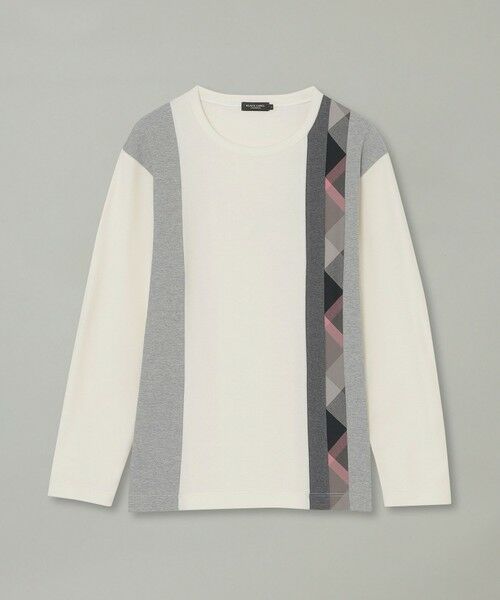 BLUE LABEL / BLACK LABEL CRESTBRIDGE / ブルーレーベル / ブラックレーベル・クレストブリッジ  カットソー | 【一部店舗限定】チェックストライプパッチワークニットソー | 詳細4