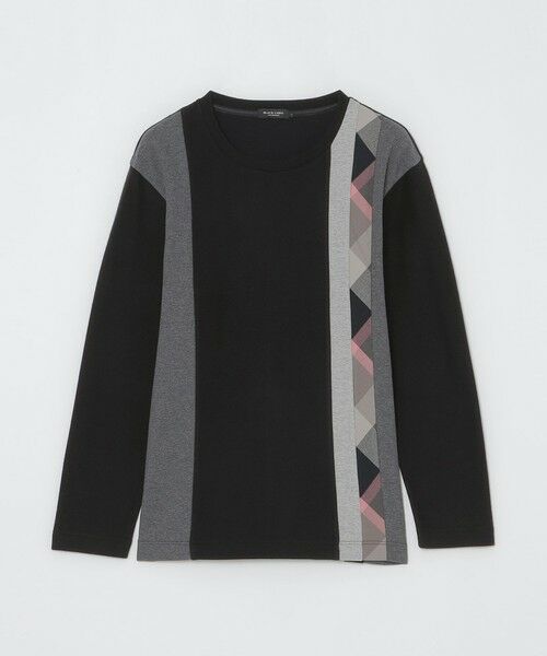 BLUE LABEL / BLACK LABEL CRESTBRIDGE / ブルーレーベル / ブラックレーベル・クレストブリッジ  カットソー | 【一部店舗限定】チェックストライプパッチワークニットソー | 詳細8