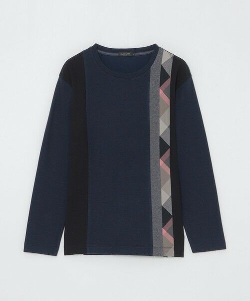 BLUE LABEL / BLACK LABEL CRESTBRIDGE / ブルーレーベル / ブラックレーベル・クレストブリッジ  カットソー | 【一部店舗限定】チェックストライプパッチワークニットソー | 詳細12