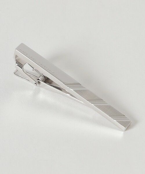 BLUE LABEL / BLACK LABEL CRESTBRIDGE / ブルーレーベル / ブラックレーベル・クレストブリッジ  その他小物 | ストライプハーフダイヤカットタイバー（グレー4）