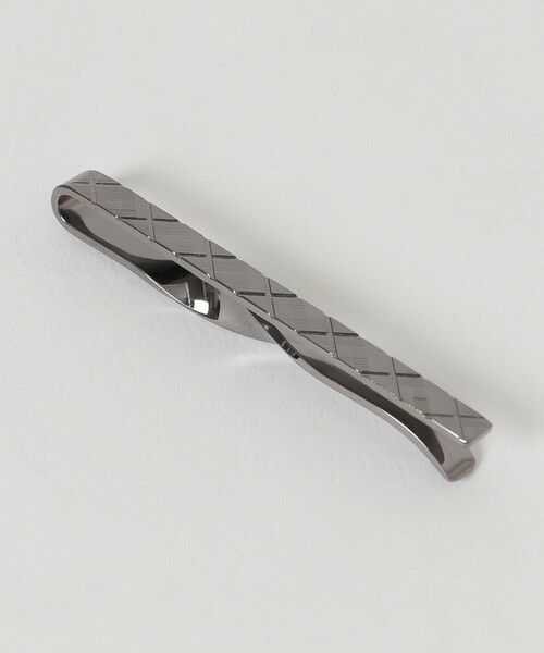 BLUE LABEL / BLACK LABEL CRESTBRIDGE / ブルーレーベル / ブラックレーベル・クレストブリッジ  その他小物 | リバーシブルオールダイヤカットタイバー（ブラック）