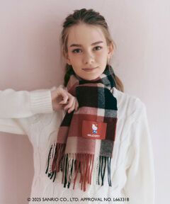BLUE LABEL / BLACK LABEL CRESTBRIDGE / ブルーレーベル / ブラックレーベル・クレストブリッジ  マフラー・ショール・スヌード・ストール | 【ハローキティコラボ】クレストブリッジチェックマフラー