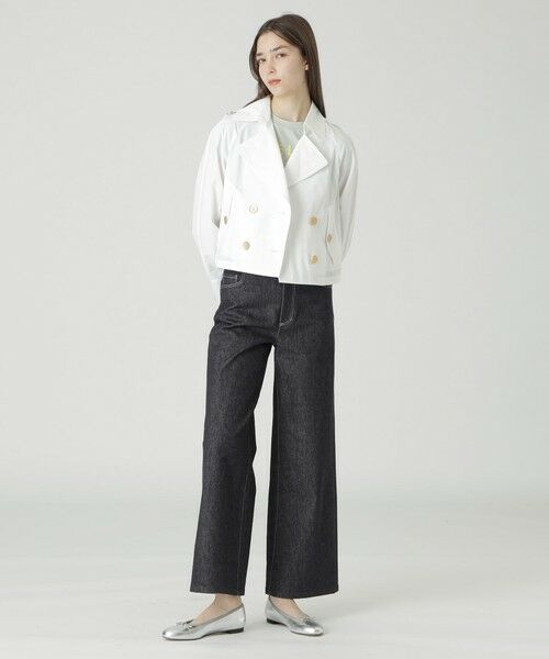 BLUE LABEL / BLACK LABEL CRESTBRIDGE / ブルーレーベル / ブラックレーベル・クレストブリッジ  その他アウター | 【一部店舗限定】エンザイムシャンブレーショートコート | 詳細1