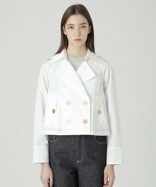 BLUE LABEL / BLACK LABEL CRESTBRIDGE / ブルーレーベル / ブラックレーベル・クレストブリッジ  その他アウター | 【一部店舗限定】エンザイムシャンブレーショートコート | 詳細2