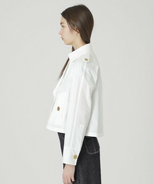 BLUE LABEL / BLACK LABEL CRESTBRIDGE / ブルーレーベル / ブラックレーベル・クレストブリッジ  その他アウター | 【一部店舗限定】エンザイムシャンブレーショートコート | 詳細3