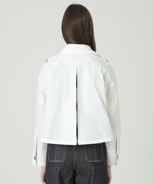 BLUE LABEL / BLACK LABEL CRESTBRIDGE / ブルーレーベル / ブラックレーベル・クレストブリッジ  その他アウター | 【一部店舗限定】エンザイムシャンブレーショートコート | 詳細4