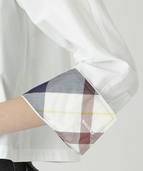 BLUE LABEL / BLACK LABEL CRESTBRIDGE / ブルーレーベル / ブラックレーベル・クレストブリッジ  その他アウター | 【一部店舗限定】エンザイムシャンブレーショートコート | 詳細5