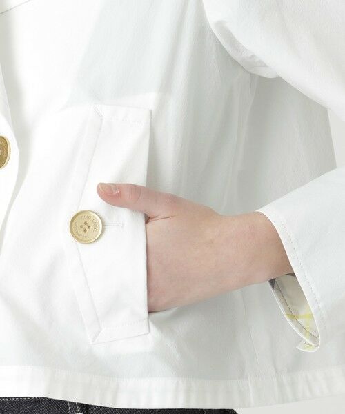 BLUE LABEL / BLACK LABEL CRESTBRIDGE / ブルーレーベル / ブラックレーベル・クレストブリッジ  その他アウター | 【一部店舗限定】エンザイムシャンブレーショートコート | 詳細6