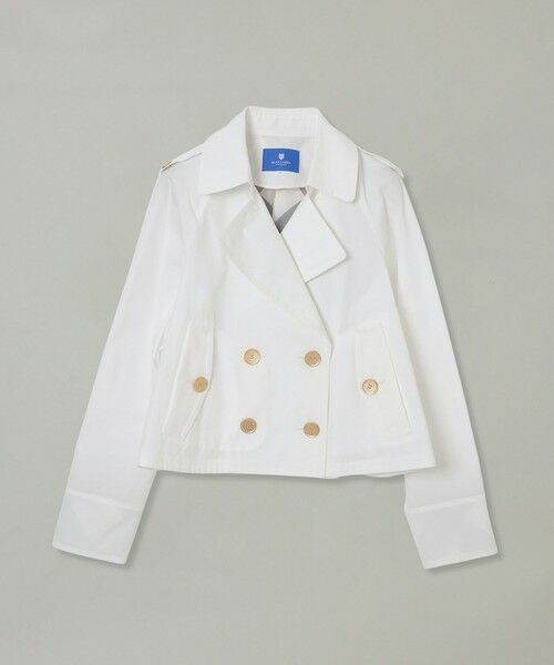 BLUE LABEL / BLACK LABEL CRESTBRIDGE / ブルーレーベル / ブラックレーベル・クレストブリッジ  その他アウター | 【一部店舗限定】エンザイムシャンブレーショートコート | 詳細9