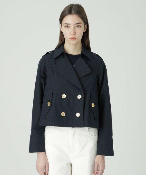 BLUE LABEL / BLACK LABEL CRESTBRIDGE / ブルーレーベル / ブラックレーベル・クレストブリッジ  その他アウター | 【一部店舗限定】エンザイムシャンブレーショートコート | 詳細11