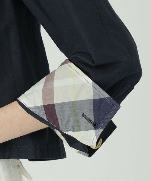 BLUE LABEL / BLACK LABEL CRESTBRIDGE / ブルーレーベル / ブラックレーベル・クレストブリッジ  その他アウター | 【一部店舗限定】エンザイムシャンブレーショートコート | 詳細14