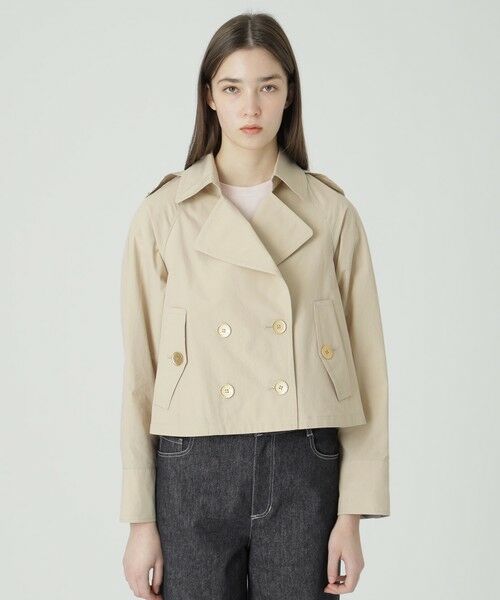 BLUE LABEL / BLACK LABEL CRESTBRIDGE / ブルーレーベル / ブラックレーベル・クレストブリッジ  その他アウター | 【一部店舗限定】エンザイムシャンブレーショートコート | 詳細20