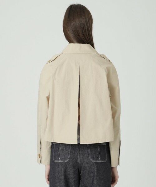 BLUE LABEL / BLACK LABEL CRESTBRIDGE / ブルーレーベル / ブラックレーベル・クレストブリッジ  その他アウター | 【一部店舗限定】エンザイムシャンブレーショートコート | 詳細22