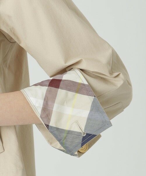 BLUE LABEL / BLACK LABEL CRESTBRIDGE / ブルーレーベル / ブラックレーベル・クレストブリッジ  その他アウター | 【一部店舗限定】エンザイムシャンブレーショートコート | 詳細23