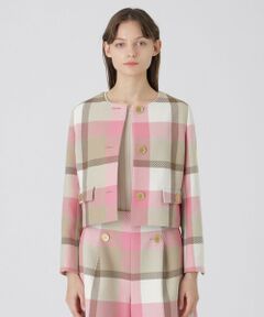 BLUE LABEL / BLACK LABEL CRESTBRIDGE / ブルーレーベル / ブラックレーベル・クレストブリッジ  その他アウター | 【一部店舗限定】クレストブリッジチェックツィードジャケット