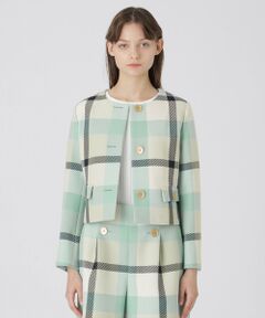 BLUE LABEL / BLACK LABEL CRESTBRIDGE / ブルーレーベル / ブラックレーベル・クレストブリッジ  その他アウター | 【一部店舗限定】クレストブリッジチェックツィードジャケット