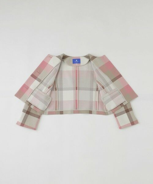 BLUE LABEL / BLACK LABEL CRESTBRIDGE / ブルーレーベル / ブラックレーベル・クレストブリッジ  その他アウター | 【一部店舗限定】クレストブリッジチェックツィードジャケット | 詳細7