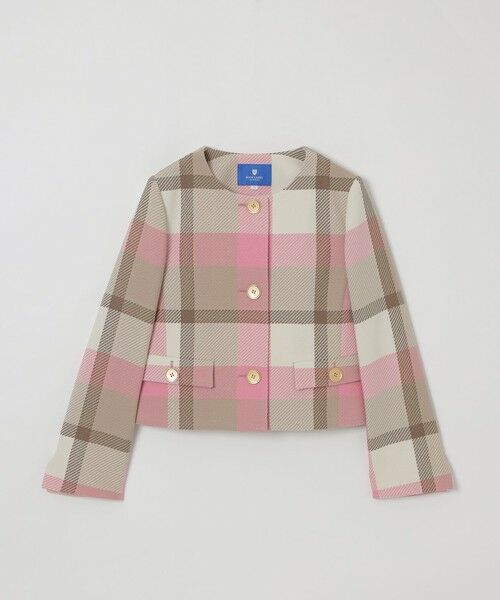 BLUE LABEL / BLACK LABEL CRESTBRIDGE / ブルーレーベル / ブラックレーベル・クレストブリッジ  その他アウター | 【一部店舗限定】クレストブリッジチェックツィードジャケット | 詳細8