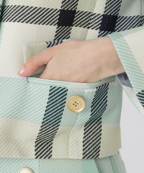 BLUE LABEL / BLACK LABEL CRESTBRIDGE / ブルーレーベル / ブラックレーベル・クレストブリッジ  その他アウター | 【一部店舗限定】クレストブリッジチェックツィードジャケット | 詳細13