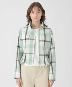 BLUE LABEL / BLACK LABEL CRESTBRIDGE / ブルーレーベル / ブラックレーベル・クレストブリッジ  その他アウター | 【店舗限定】クレストブリッジチェックコットンソロストレッチショートブルゾン