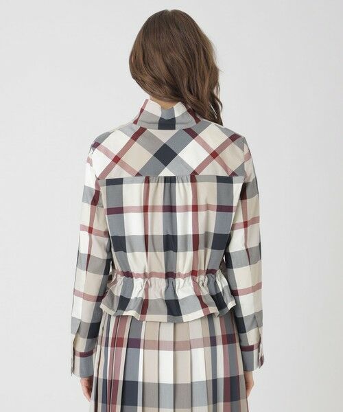 BLUE LABEL / BLACK LABEL CRESTBRIDGE / ブルーレーベル / ブラックレーベル・クレストブリッジ  その他アウター | 【店舗限定】クレストブリッジチェックコットンソロストレッチショートブルゾン | 詳細4