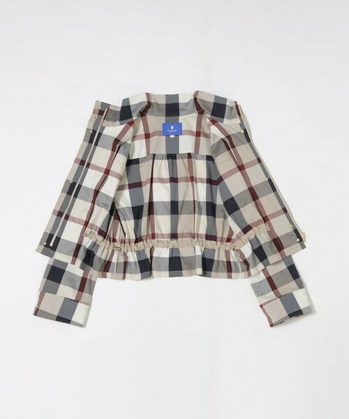 BLUE LABEL / BLACK LABEL CRESTBRIDGE / ブルーレーベル / ブラックレーベル・クレストブリッジ  その他アウター | 【店舗限定】クレストブリッジチェックコットンソロストレッチショートブルゾン | 詳細6