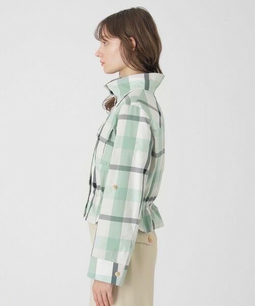 BLUE LABEL / BLACK LABEL CRESTBRIDGE / ブルーレーベル / ブラックレーベル・クレストブリッジ  その他アウター | 【店舗限定】クレストブリッジチェックコットンソロストレッチショートブルゾン | 詳細10