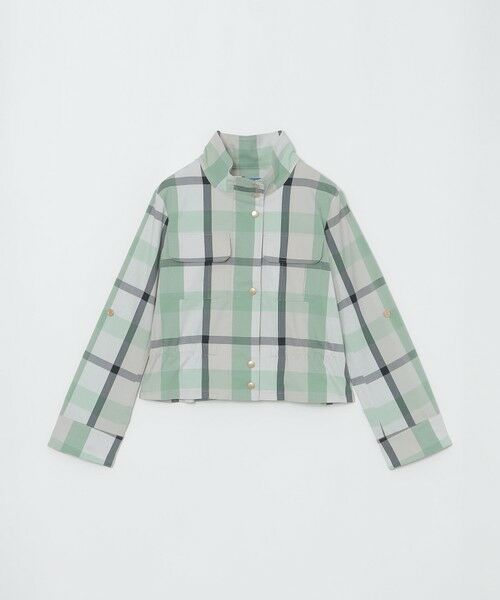 BLUE LABEL / BLACK LABEL CRESTBRIDGE / ブルーレーベル / ブラックレーベル・クレストブリッジ  その他アウター | 【店舗限定】クレストブリッジチェックコットンソロストレッチショートブルゾン | 詳細14