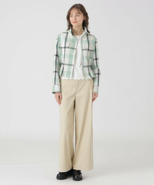 BLUE LABEL / BLACK LABEL CRESTBRIDGE / ブルーレーベル / ブラックレーベル・クレストブリッジ  その他アウター | 【店舗限定】クレストブリッジチェックコットンソロストレッチショートブルゾン | 詳細8