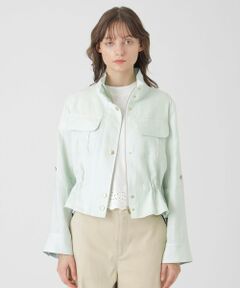 BLUE LABEL / BLACK LABEL CRESTBRIDGE / ブルーレーベル / ブラックレーベル・クレストブリッジ  その他アウター | 【店舗限定】ソフトリネンショートブルゾン