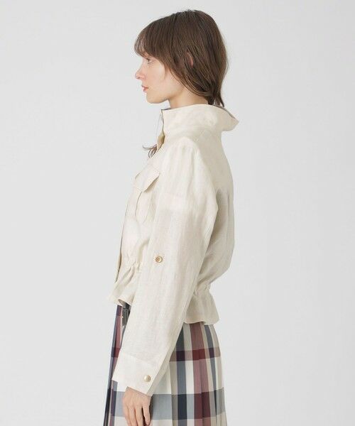 BLUE LABEL / BLACK LABEL CRESTBRIDGE / ブルーレーベル / ブラックレーベル・クレストブリッジ  その他アウター | 【店舗限定】ソフトリネンショートブルゾン | 詳細3