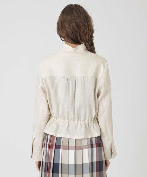 BLUE LABEL / BLACK LABEL CRESTBRIDGE / ブルーレーベル / ブラックレーベル・クレストブリッジ  その他アウター | 【店舗限定】ソフトリネンショートブルゾン | 詳細4