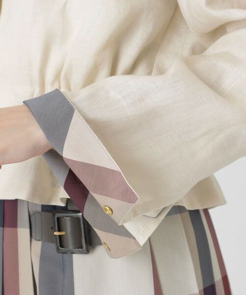 BLUE LABEL / BLACK LABEL CRESTBRIDGE / ブルーレーベル / ブラックレーベル・クレストブリッジ  その他アウター | 【店舗限定】ソフトリネンショートブルゾン | 詳細6