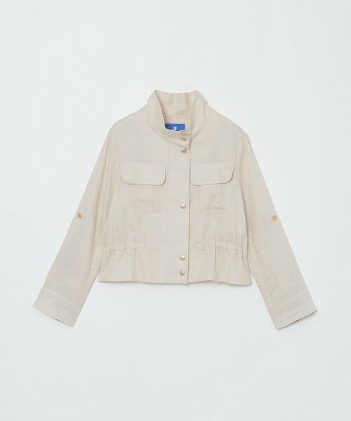 BLUE LABEL / BLACK LABEL CRESTBRIDGE / ブルーレーベル / ブラックレーベル・クレストブリッジ  その他アウター | 【店舗限定】ソフトリネンショートブルゾン | 詳細8
