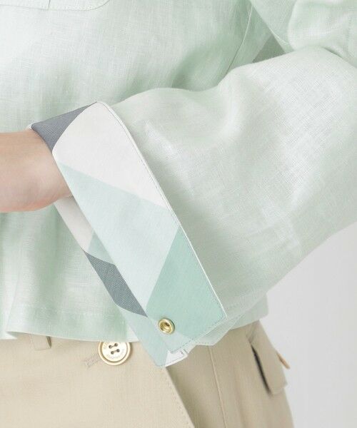 BLUE LABEL / BLACK LABEL CRESTBRIDGE / ブルーレーベル / ブラックレーベル・クレストブリッジ  その他アウター | 【店舗限定】ソフトリネンショートブルゾン | 詳細14