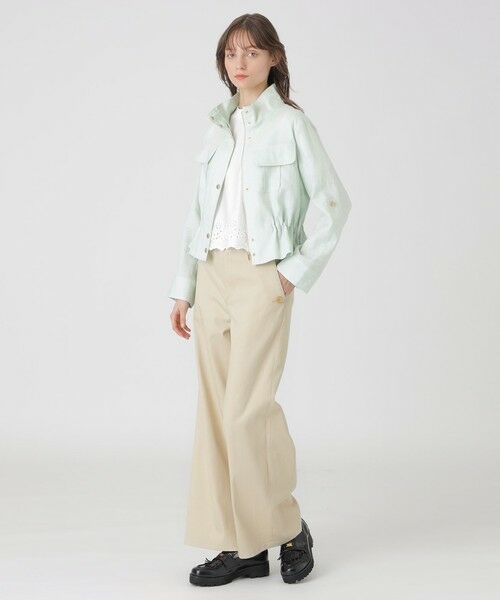 BLUE LABEL / BLACK LABEL CRESTBRIDGE / ブルーレーベル / ブラックレーベル・クレストブリッジ  その他アウター | 【店舗限定】ソフトリネンショートブルゾン | 詳細9