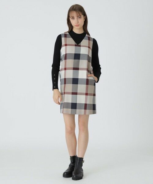 BLUE LABEL / BLACK LABEL CRESTBRIDGE / ブルーレーベル / ブラックレーベル・クレストブリッジ  ドレス | （ベージュ3）